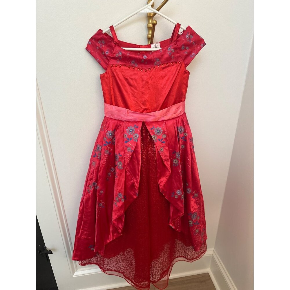 Disney Park Elena Of Avalor Castle Collection Red Princess Dress Magic Kingdom B